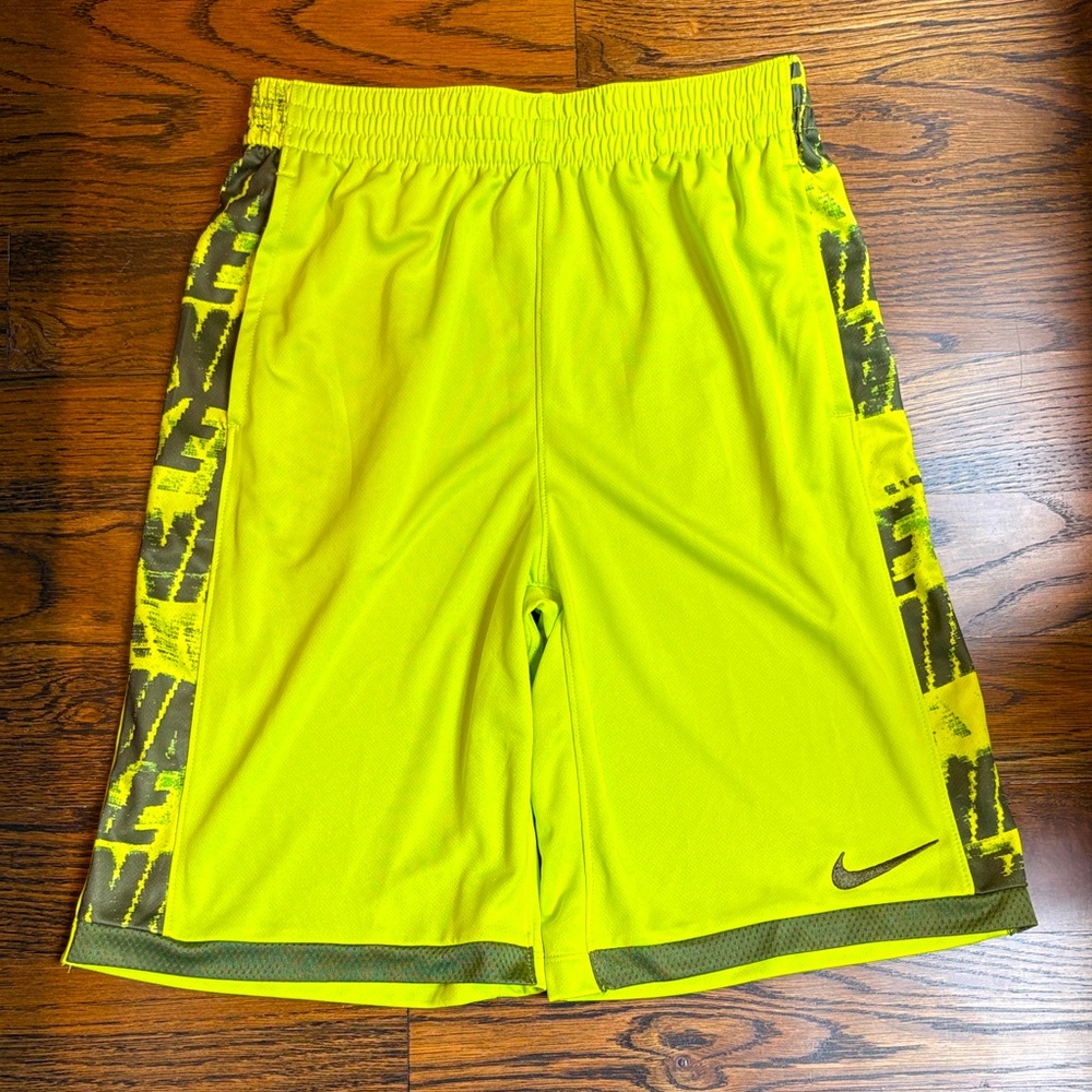 Nike Bright Yellow Sports Shorts